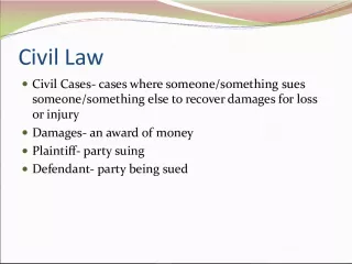 Understanding Civil Law and Civil Cases