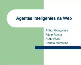 Agentes Inteligentes na Web: Uma Introdução