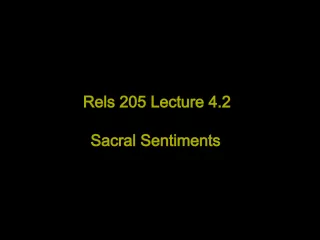 Sacral Sentiments: Understanding Schleiermacher's Notion of Religion