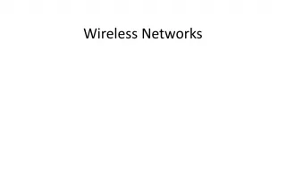 Wireless Networks: A comprehensive overview