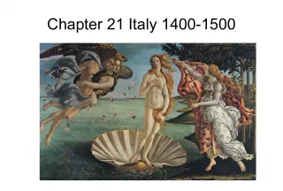 Art and Culture in Italy 1400-1500