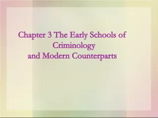 The Evolution of Criminology Theories: From Classical to Modern Approaches