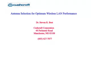 Antenna Selection for Optimal Wireless LAN Performance