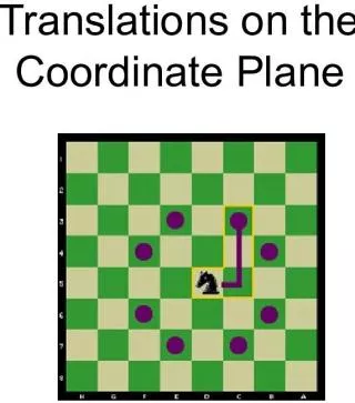 y point on a coordinate plane can be translated using vectors to indicate the new position of the figure • This concept is particularly useful in geometry and can be