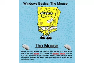 Windows Basics: Using The Mouse