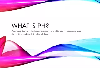 Understanding the Concept of pH and the Self-Ionization of Water