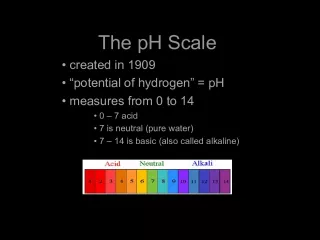 The pH Scale: Understanding Acidity & Alkalinity