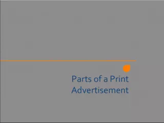Understanding Parts of a Print Advertisement and Types of Print Ads