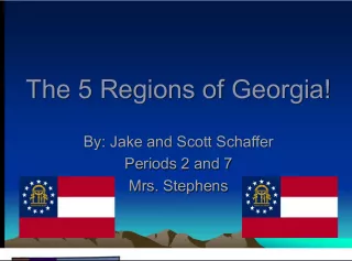 The 5 Regions of Georgia