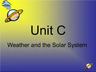 Understanding Weather and the Solar System