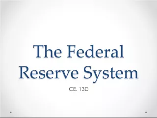 Understanding the Role of the Federal Reserve System