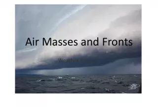 Understanding Air Masses and Fronts in Weather Patterns