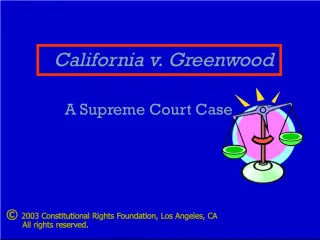 California v Greenwood: Protecting Privacy Rights in Discarded Materials