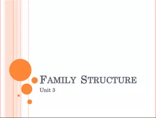 Exploring Different Family Structures: Nuclear and Extended Families