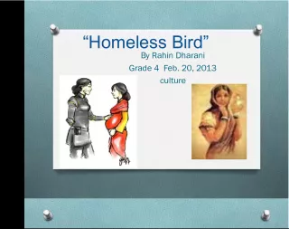 Homeless Bird by Rahin Dharani - A Tale of Misfortune and Resilience