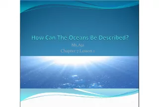 Exploring the Hydrosphere: An Introduction to the World's Oceans