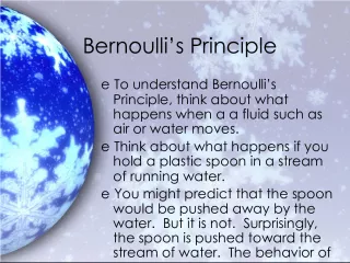 Understanding Bernoulli's Principle