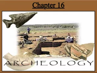 Introduction to Archaeological Sites and Excavation Techniques