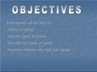 Gang Awareness Training
