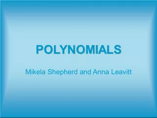 Adding and Subtracting Polynomials - Simplifying Like Terms