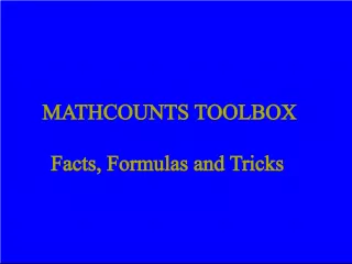 MATHCOUNTS TOOLBOX Lesson 1: Single Method for Finding Both the GCF and LCM