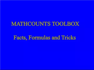 MATHCOUNTS Toolbox Lesson 10: Combinations - Counting Without Considering Different Orderings
