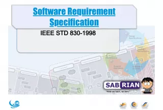 Overview of Software Requirement Specification IEEE STD 830 1998 SRS