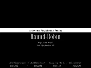 Round Robin Scheduling Algorithm in Operating System