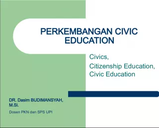 The Evolution of Civic Education