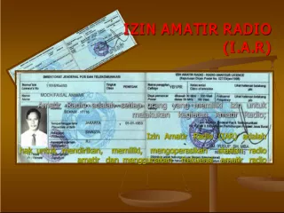 Izin Amatir Radio: Hak Mendirikan dan Mengoperasikan Stasiun Radio
