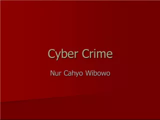 Understanding Cybercrime: The World of Cybercrime