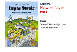 Network Layer Design Issues: Routing Algorithm