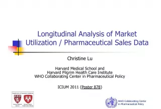 Longitudinal Analysis of Market Utilization Pharmaceutical Sales Data