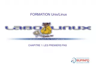 Formation Unix Linux - Chapitre 1 Les premiers pas