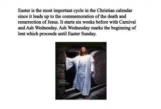 Easter and the Christian Calendar