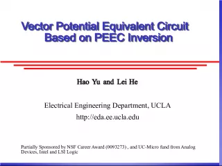 Vector Potential Equivalent Circuit Based on PEEC Inversion