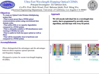 Ultra Fast Wavelength Hopping Optical CDMA