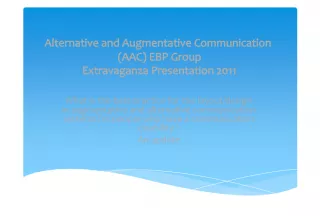 Layout Design in Augmentative and Alternative Communication Systems for People with Communication Disabilities