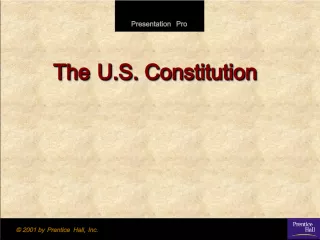 Presentation Pro: The U.S. Constitution