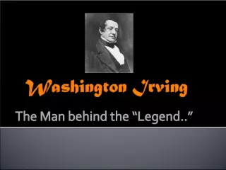 The Life and Legacy of Washington Irving