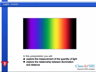 Light Levels - Understanding Illumination, Measurement, and Distance