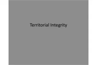 Territorial Integrity and Ethnic Diversity in China