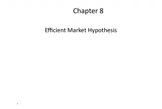 Understanding Efficient Market Hypothesis and its Implications for Business, Corporate Finance, and Investment