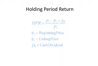 Calculation of Holding Period Return Rates on a Stock Investment