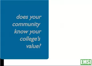 Debunking Myths about College Values and their Impact on Communities