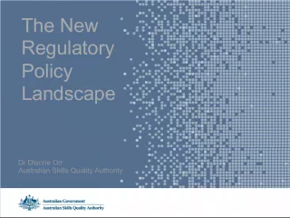 The Changing Regulatory Policy Landscape for Regulated Training Organizations
