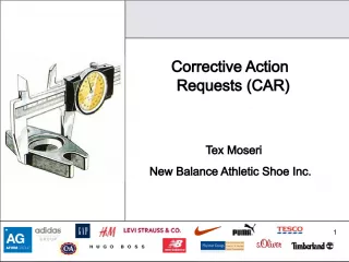 Corrective Action Requests (CAR) in Manufacturing

1.