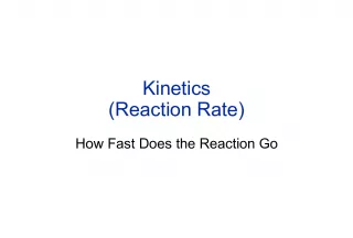 Kinetics and Collision Theory in Chemical Reactions
