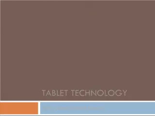 Tablet Technology for Education and Rehabilitation