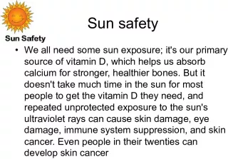 Sun Safety: Protecting Yourself and Your Children from Harmful UV Rays.